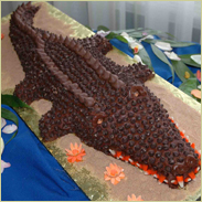 Gator Wedding  Cake